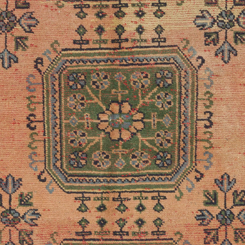 Vintage Turkish Hand-Knotted Rug - 4' 8" x 7' 7" (56" x 91") - K0084355