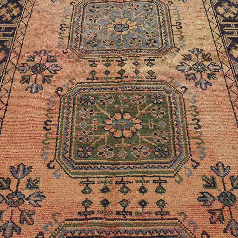 Vintage Turkish Hand-Knotted Rug - 4' 8" x 7' 7" (56" x 91") - K0084355