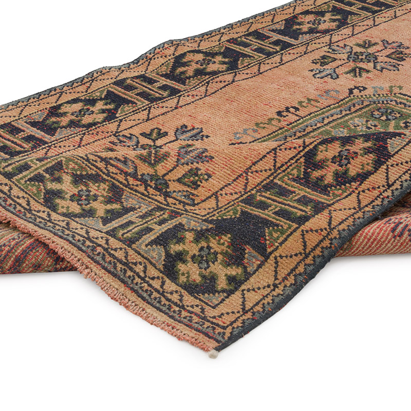 Vintage Turkish Hand-Knotted Rug - 4' 8" x 7' 7" (56" x 91") - K0084355
