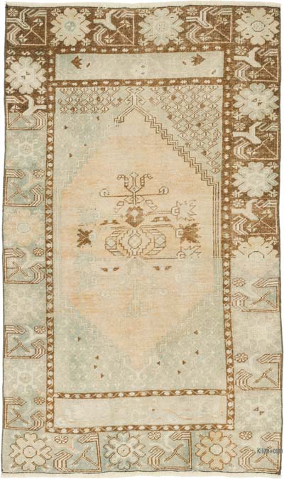 Alfombra Vintage Turca Anudada a Mano - 93 cm x 154 cm