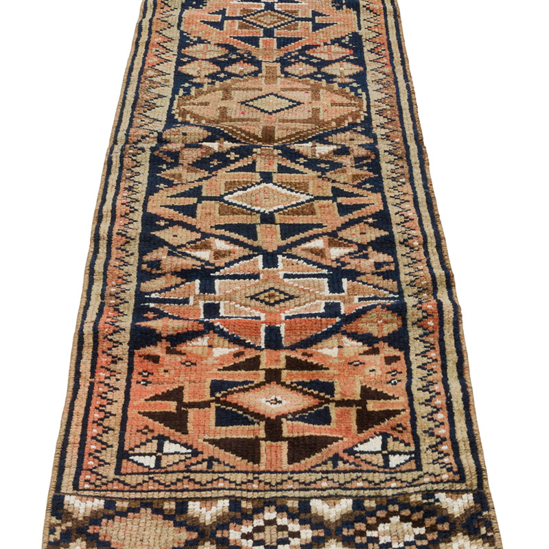 Vintage Turkish Hand-Knotted Runner - 1' 7" x 5' 11" (19" x 71") - K0084360