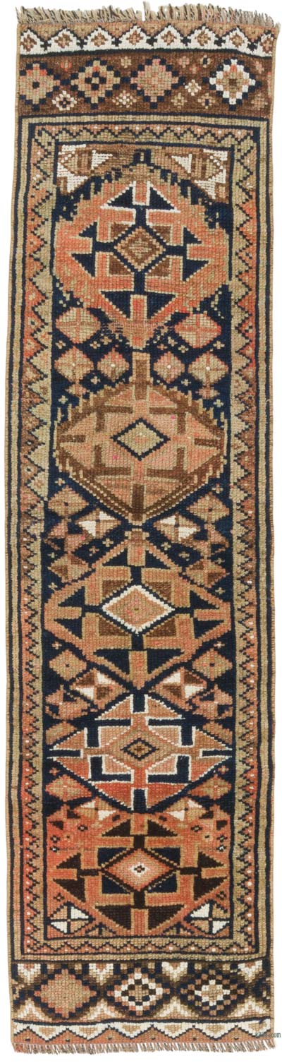 Vintage Turkish Hand-Knotted Runner - 1' 7" x 5' 11" (19" x 71")
