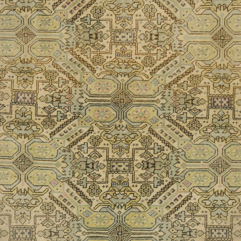 Vintage Turkish Hand-Knotted Rug - 4' 8" x 7' 3" (56" x 87") - K0084363