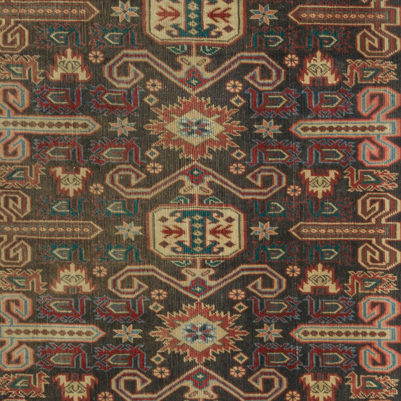 Pasillo Vintage Turco Anudado a Mano - 112 cm x 290 cm - K0084364