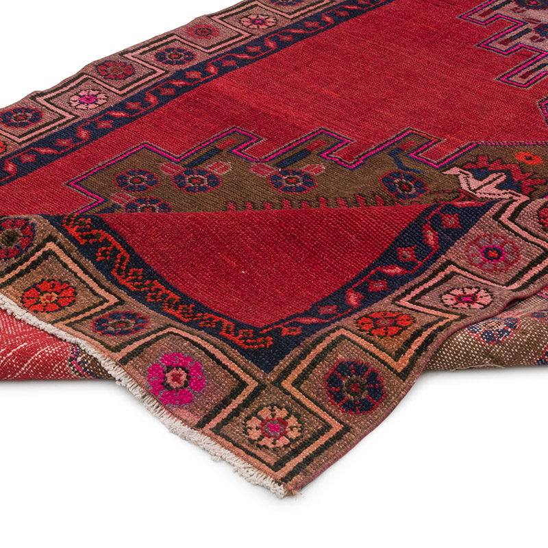 Vintage Turkish Hand-Knotted Rug - 5' 1" x 13' 1" (61" x 157") - K0084366