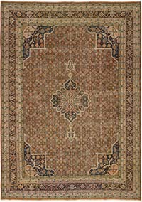 Vintage Hand-Knotted Oriental Rug - 245 cm x 344 cm