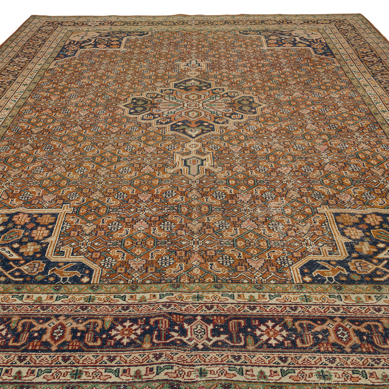 Vintage Hand-Knotted Oriental Rug - 8'  x 11' 3" (96" x 135") - K0084367
