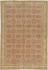 Alfombra Vintage Turca Anudada a Mano - 195 cm x 282 cm