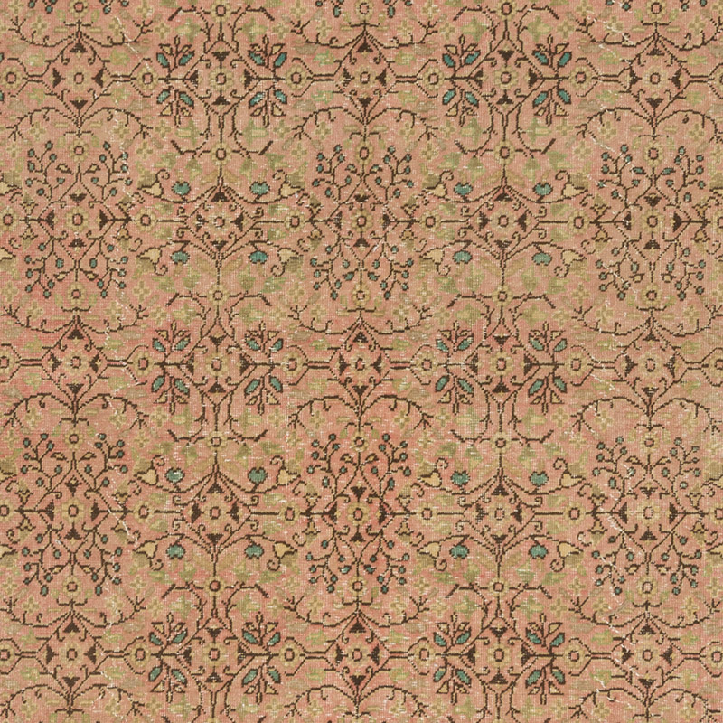 Alfombra Vintage Turca Anudada a Mano - 195 cm x 282 cm - K0084368