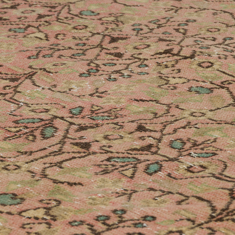 Alfombra Vintage Turca Anudada a Mano - 195 cm x 282 cm - K0084368