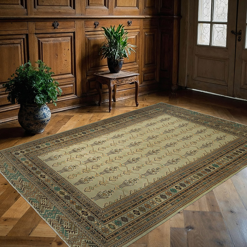 Vintage Turkish Hand-Knotted Rug - 5' 8" x 7' 11" (68" x 95") - K0084371