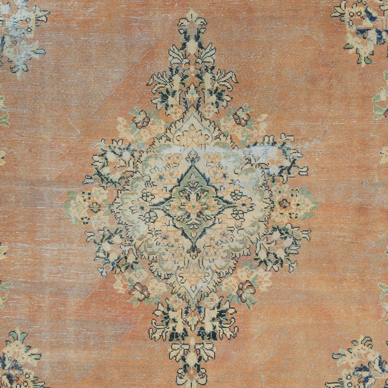 Alfombra Oriental Vintage Anudada a Mano - 286 cm x 383 cm - K0084372