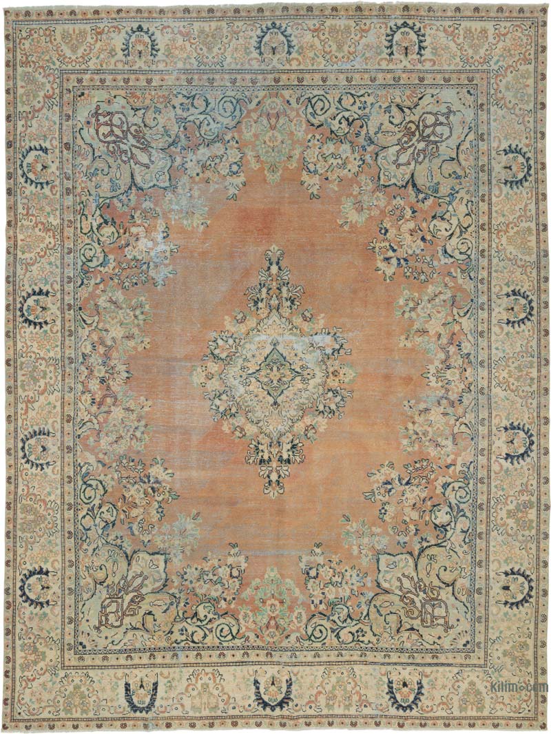 Alfombra Oriental Vintage Anudada a Mano - 286 cm x 383 cm - K0084372