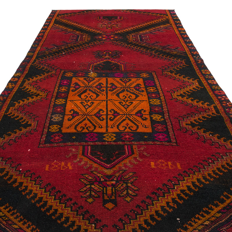 Vintage Turkish Hand-Knotted Rug - 4' 11" x 10' 7" (59" x 127") - K0084373