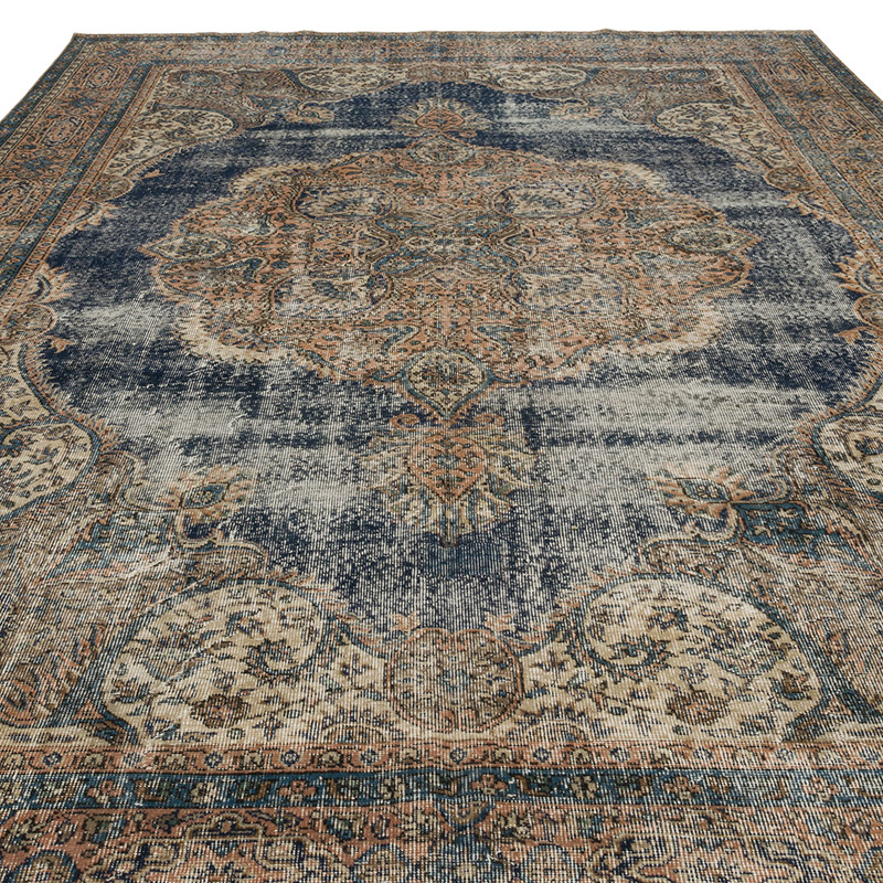 Vintage Turkish Hand-Knotted Rug - 8' 2" x 12' 3" (98" x 147") - K0084374