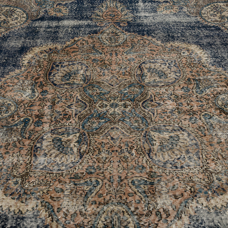 Vintage Turkish Hand-Knotted Rug - 8' 2" x 12' 3" (98" x 147") - K0084374