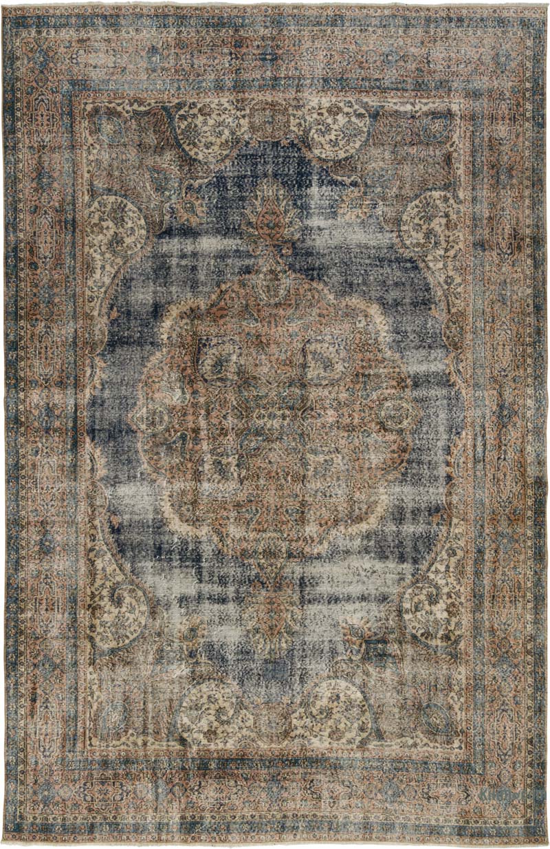 Vintage Turkish Hand-Knotted Rug - 8' 2" x 12' 3" (98" x 147") - K0084374