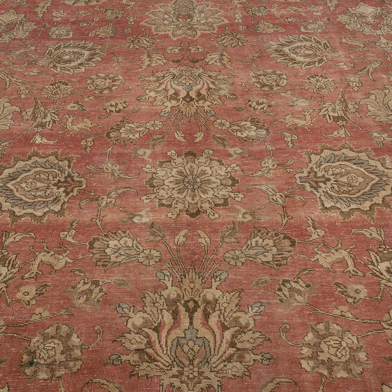 Alfombra Oriental Vintage Anudada a Mano - 302 cm x 374 cm - K0084375