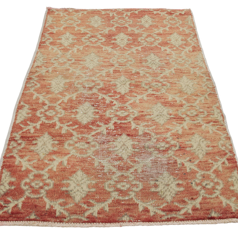 El Dokuma Vintage Halı - 78 cm x 142 cm - K0084377