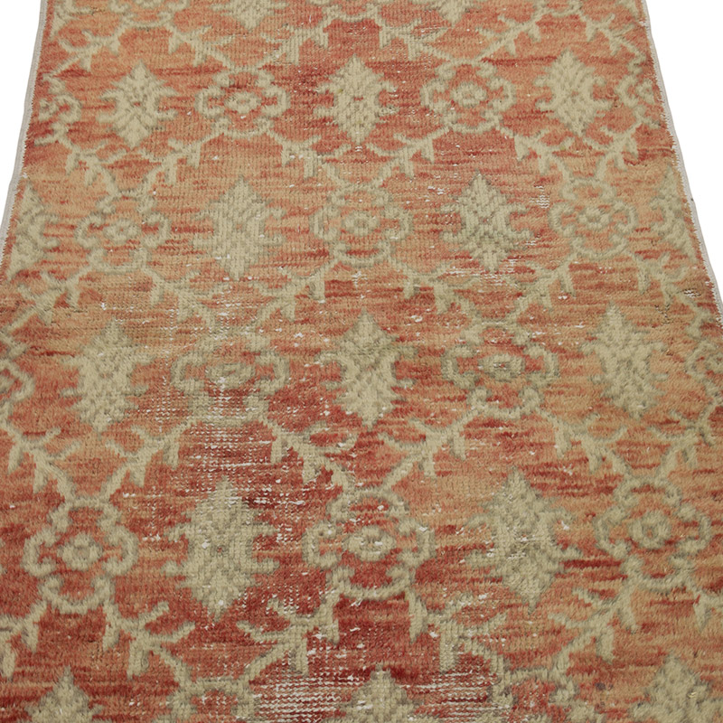 El Dokuma Vintage Halı - 78 cm x 142 cm - K0084377