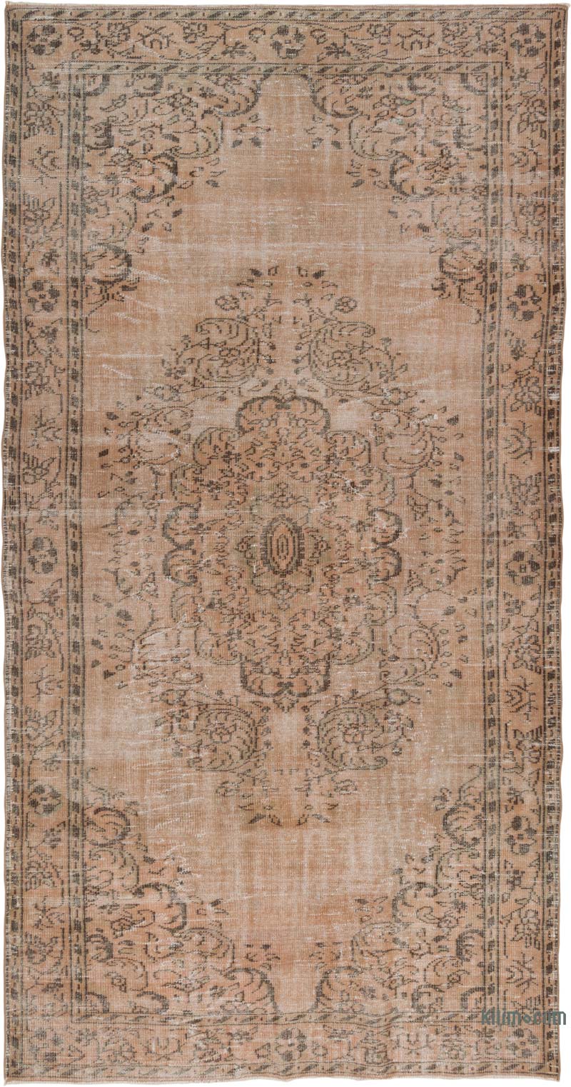 Alfombra Turca Vintage Sobre-teñida - 172 cm x 326 cm - K0084378