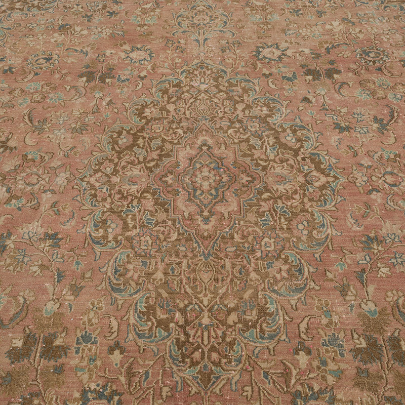 Alfombra Oriental Vintage Anudada a Mano - 286 cm x 403 cm - K0084379