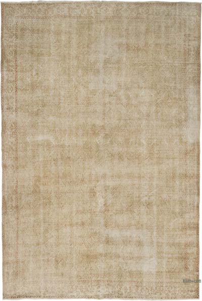 Vintage Turkish Hand-Knotted Rug - 7' 1" x 10' 4" (85" x 124")