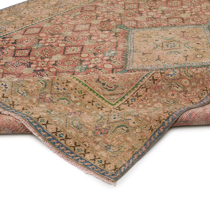 Vintage Turkish Hand-Knotted Rug - 6' 6" x 9' 4" (78" x 112") - K0084382