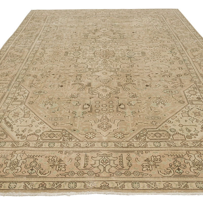 Vintage Hand-Knotted Oriental Rug - 6' 6" x 9' 7" (78" x 115") - K0084384