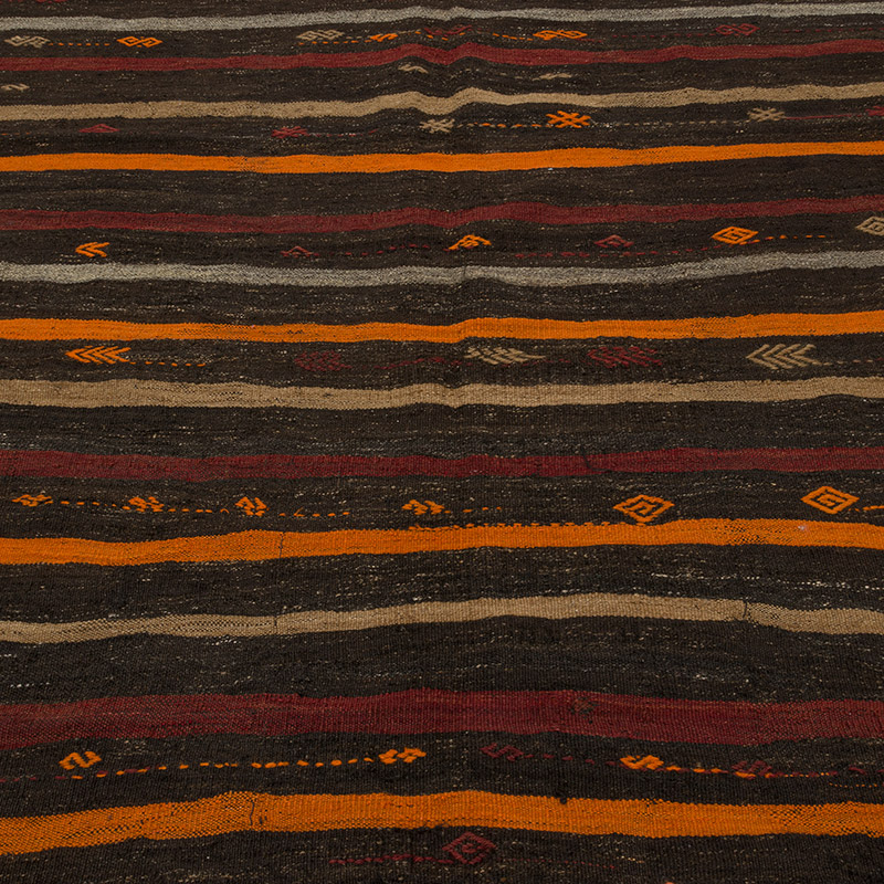 Alfombra Vintage Anatolian Kilim - 205 cm x 273 cm - K0084392