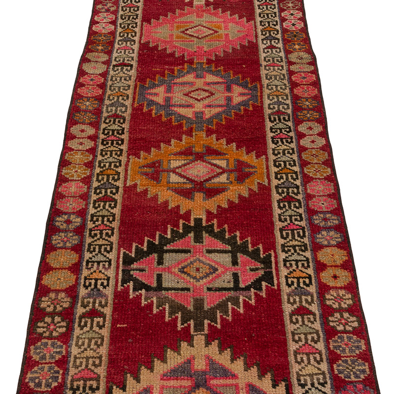 Alfombra Vintage de pasillo - 70 cm x 402 cm - K0084395