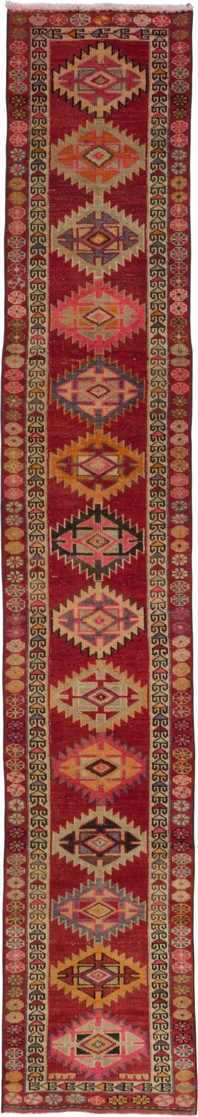 Vintage Anadolu Yolluk - 70 cm x 402 cm
