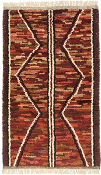 Fas Stili Yeni El Dokuma Tülü - 126 cm x 213 cm