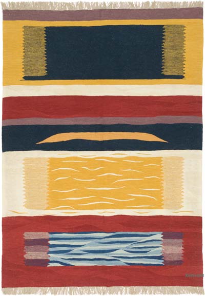 Nueva Alfombra Turca Kilim - 188 cm x 254 cm