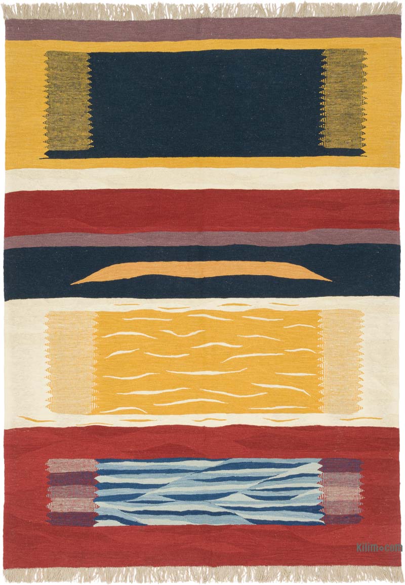 Nueva Alfombra Turca Kilim - 188 cm x 254 cm - K0084399