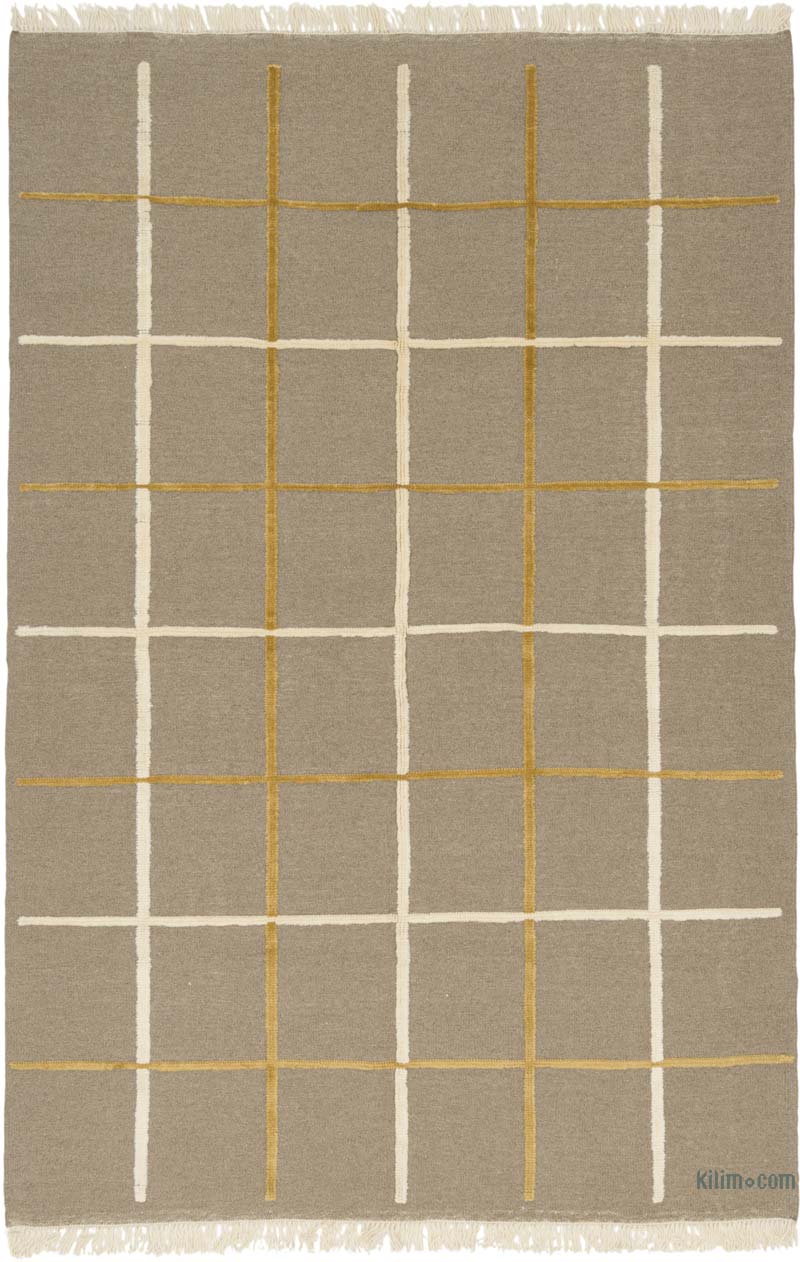 Yeni Kök Boya El Dokuma Kilim - 201 cm x 304 cm - K0084401