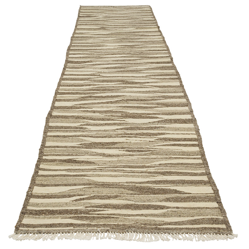 New Handwoven Turkish Kilim Runner - 2' 10" x 11' 11" (34" x 143") - K0084402