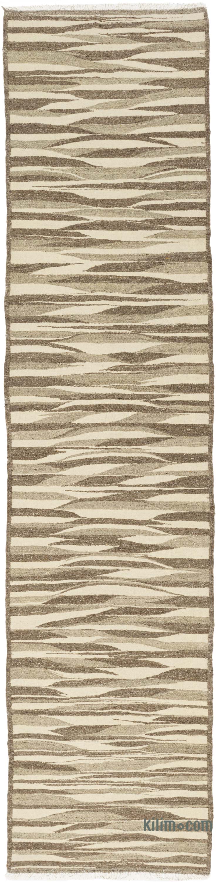 New Handwoven Turkish Kilim Runner - 2' 10" x 11' 11" (34" x 143") - K0084402