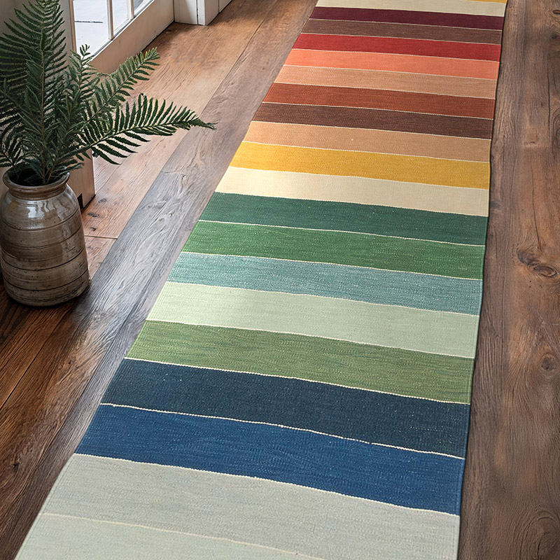 Corredor Nueva Alfombra Turca Kilim - 84 cm x 341 cm - K0084403