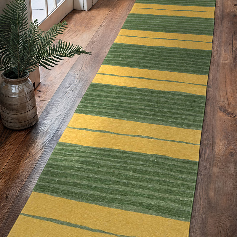 Yeni Kök Boya El Dokuma Yolluk Kilim - 82 cm x 350 cm - K0084404