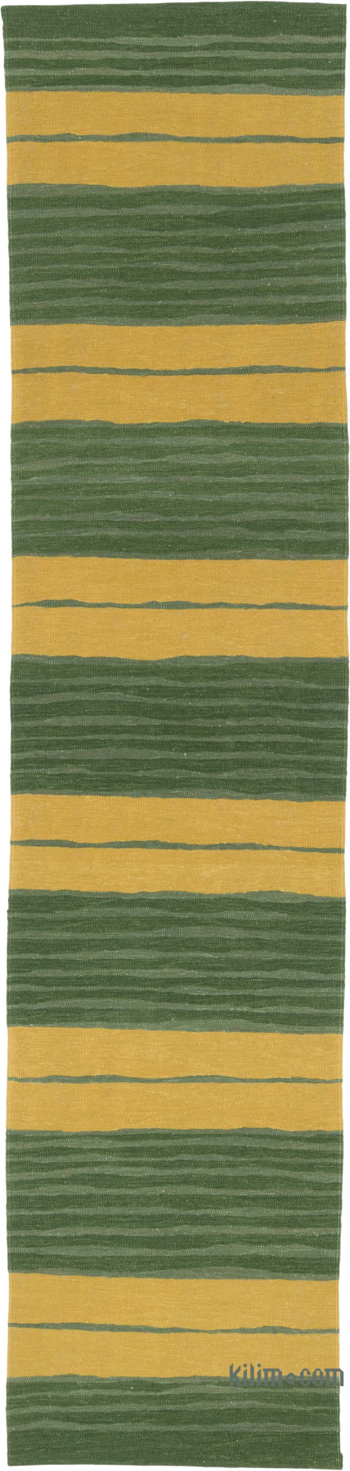 New Handwoven Turkish Kilim Runner - 2' 8" x 11' 6" (32" x 138") - K0084404