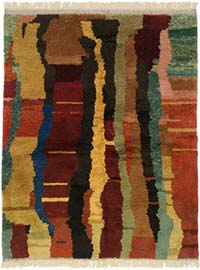 Fas Stili Yeni El Dokuma Tülü - 185 cm x 240 cm