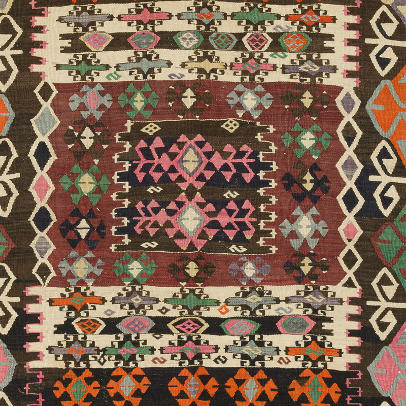Vintage Karakecili Kilim Rug - 5' 1" x 8' 10" (61" x 106") - K0084408