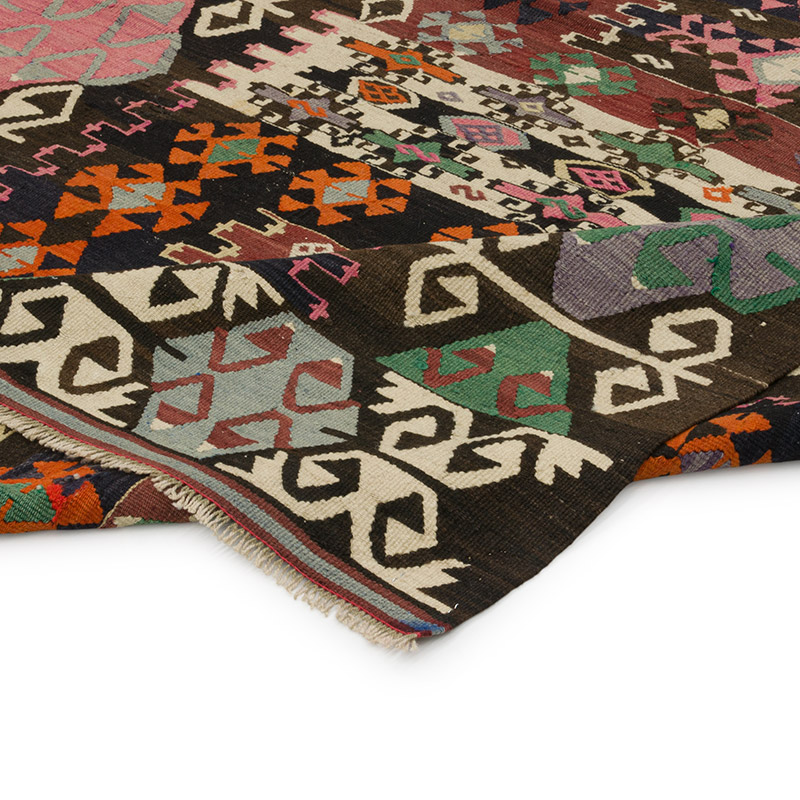 Vintage Karakecili Kilim Rug - 5' 1" x 8' 10" (61" x 106") - K0084408