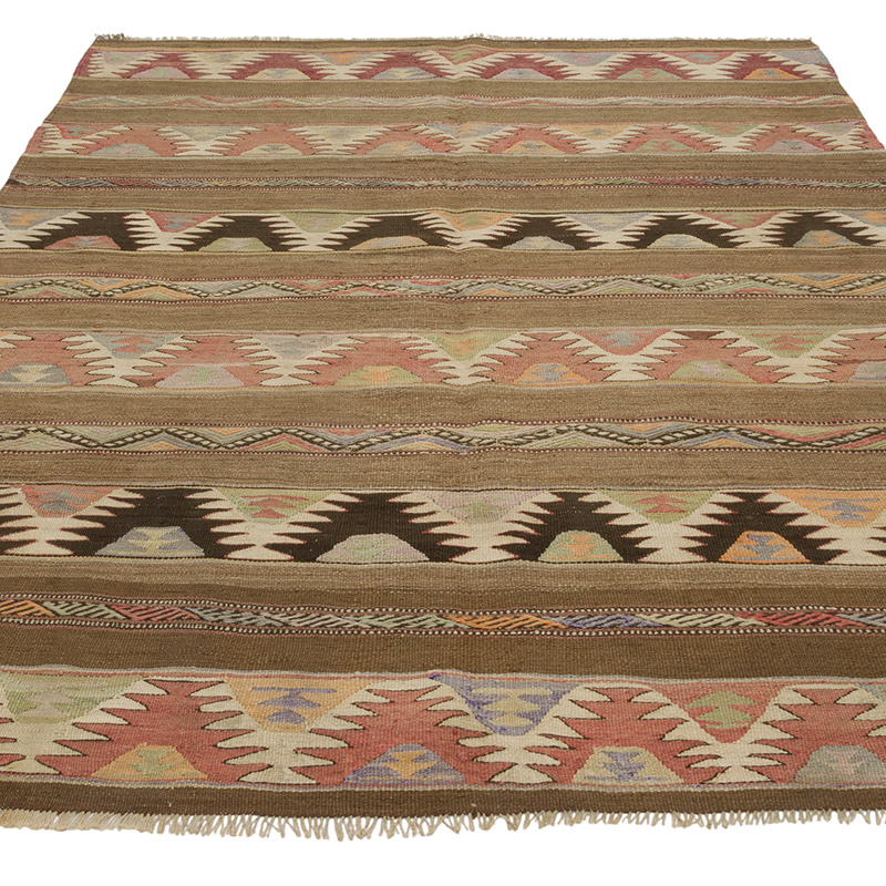 Alfombra Kars Kilim Vintage - 157 cm x 215 cm - K0084409