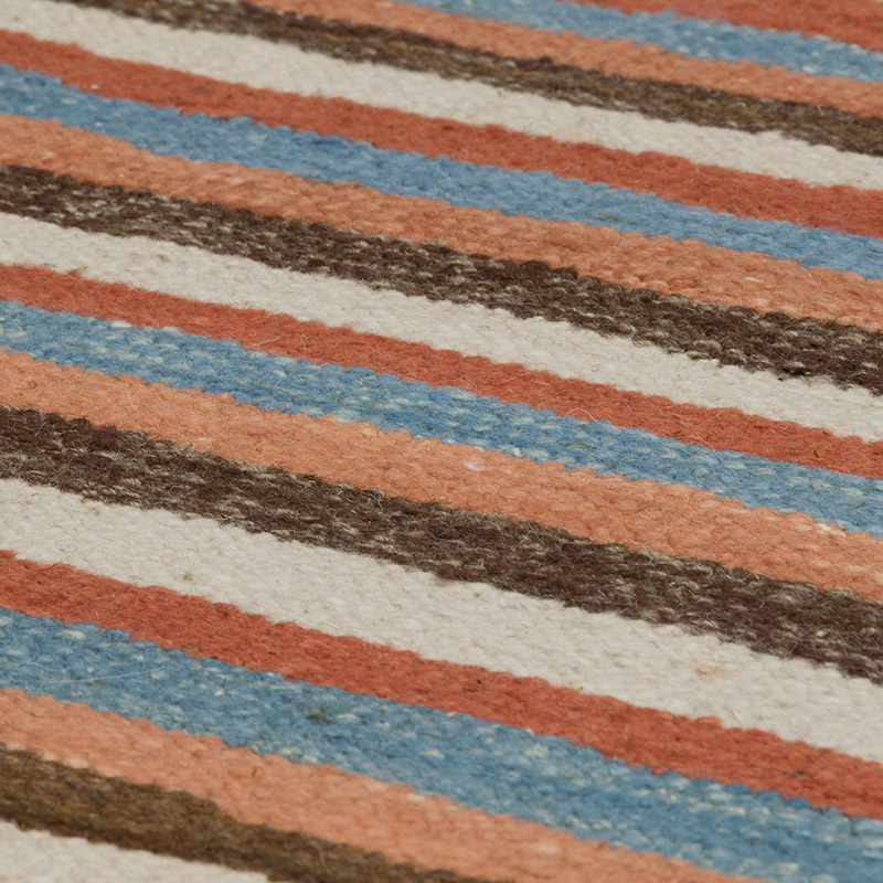 New Handwoven Turkish Kilim Rug - 2' 7" x 5' 3" (31" x 63") - K0084410