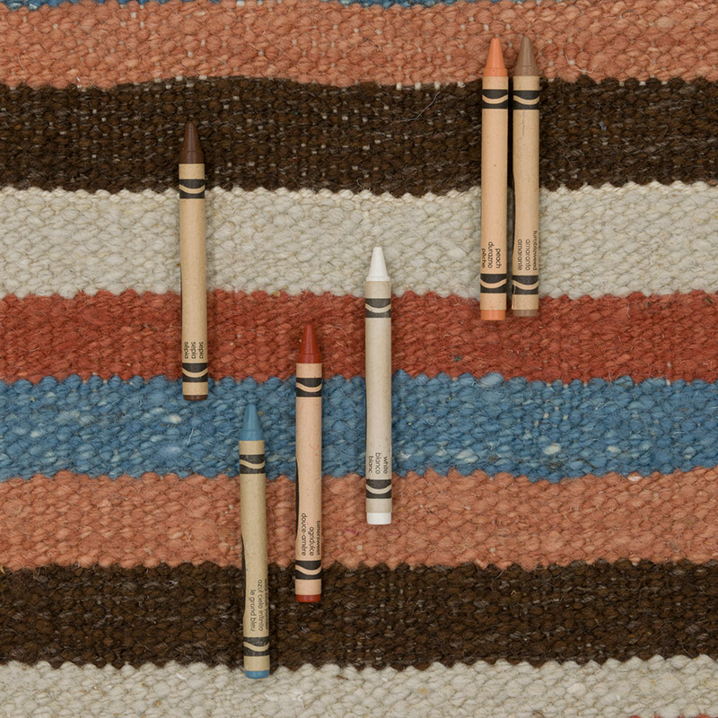 New Handwoven Turkish Kilim Rug - 2' 7" x 5' 3" (31" x 63") - K0084410