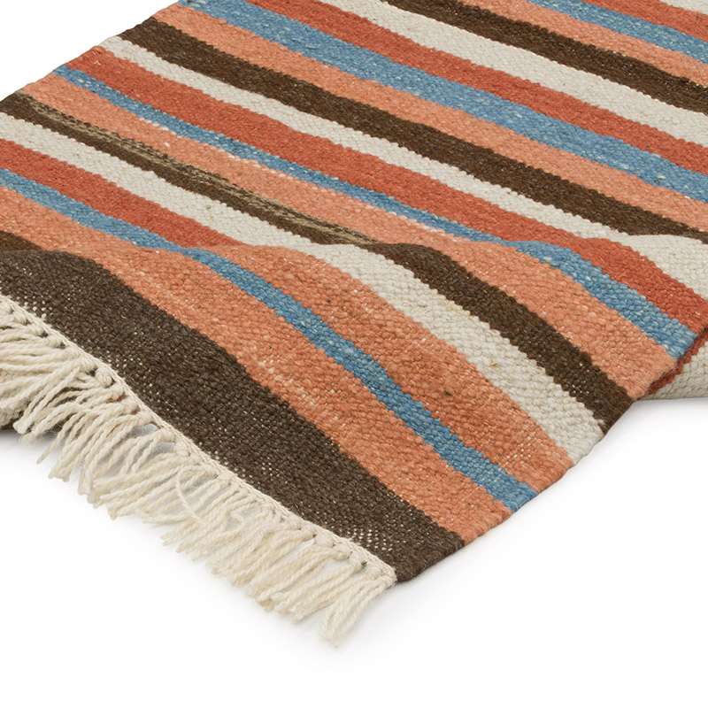 New Handwoven Turkish Kilim Rug - 2' 7" x 5' 3" (31" x 63") - K0084410