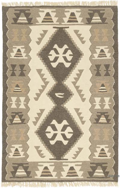 Nueva Alfombra Turca Kilim - 111 cm x 168 cm