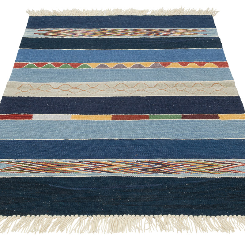 Nueva Alfombra Turca Kilim - 90 cm x 130 cm - K0084421